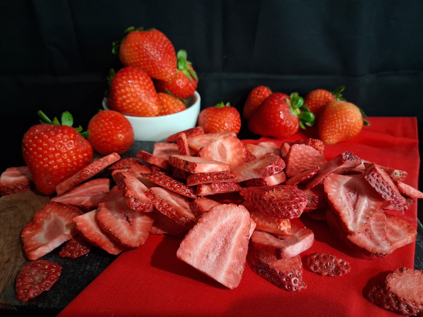 Freeze Dried Sliced Strawberries 1 oz